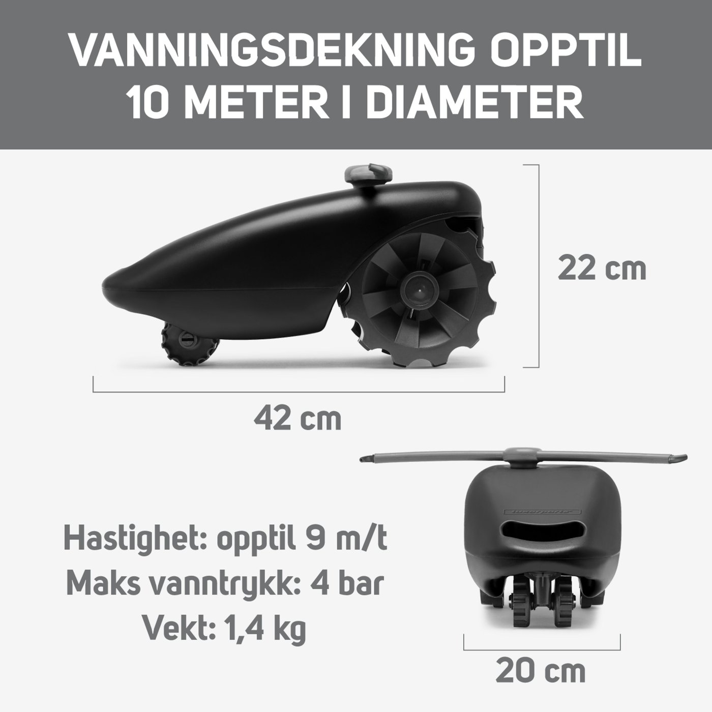 Luxorparts Vanningstraktor