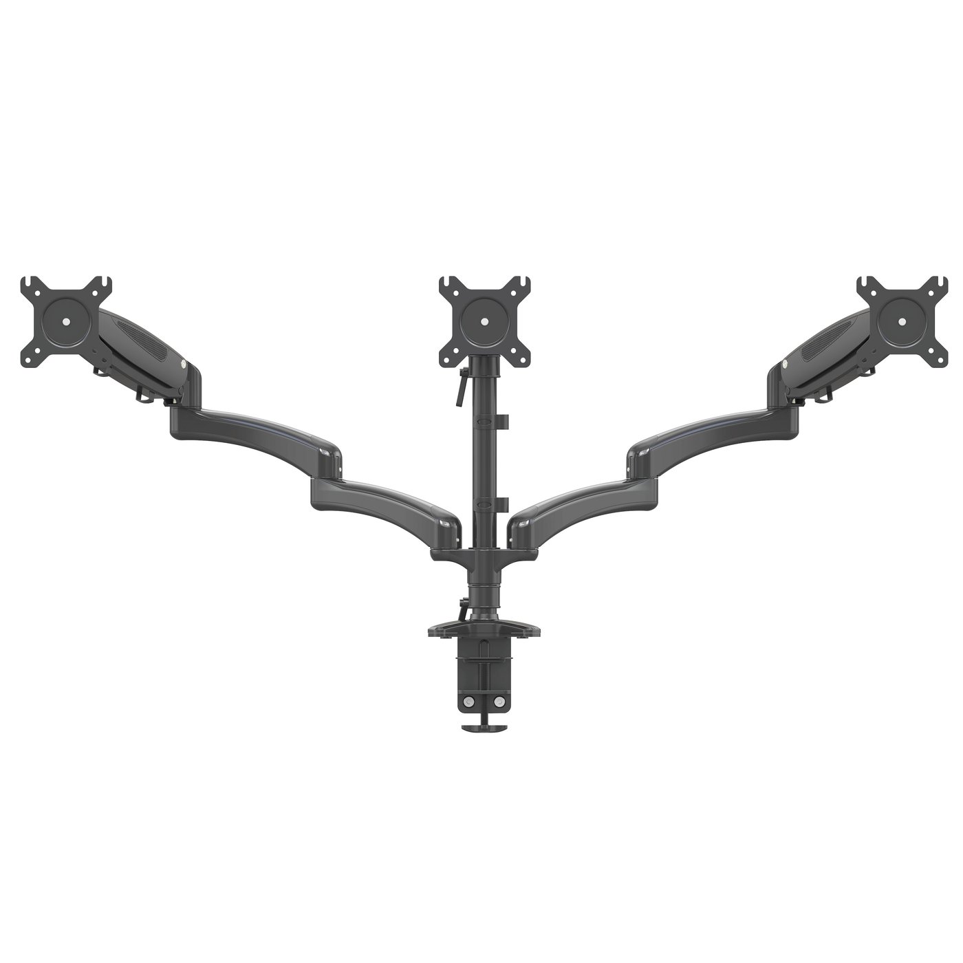 Plexgear Bordsfäste med 3 armar för skärmar på 13-32"