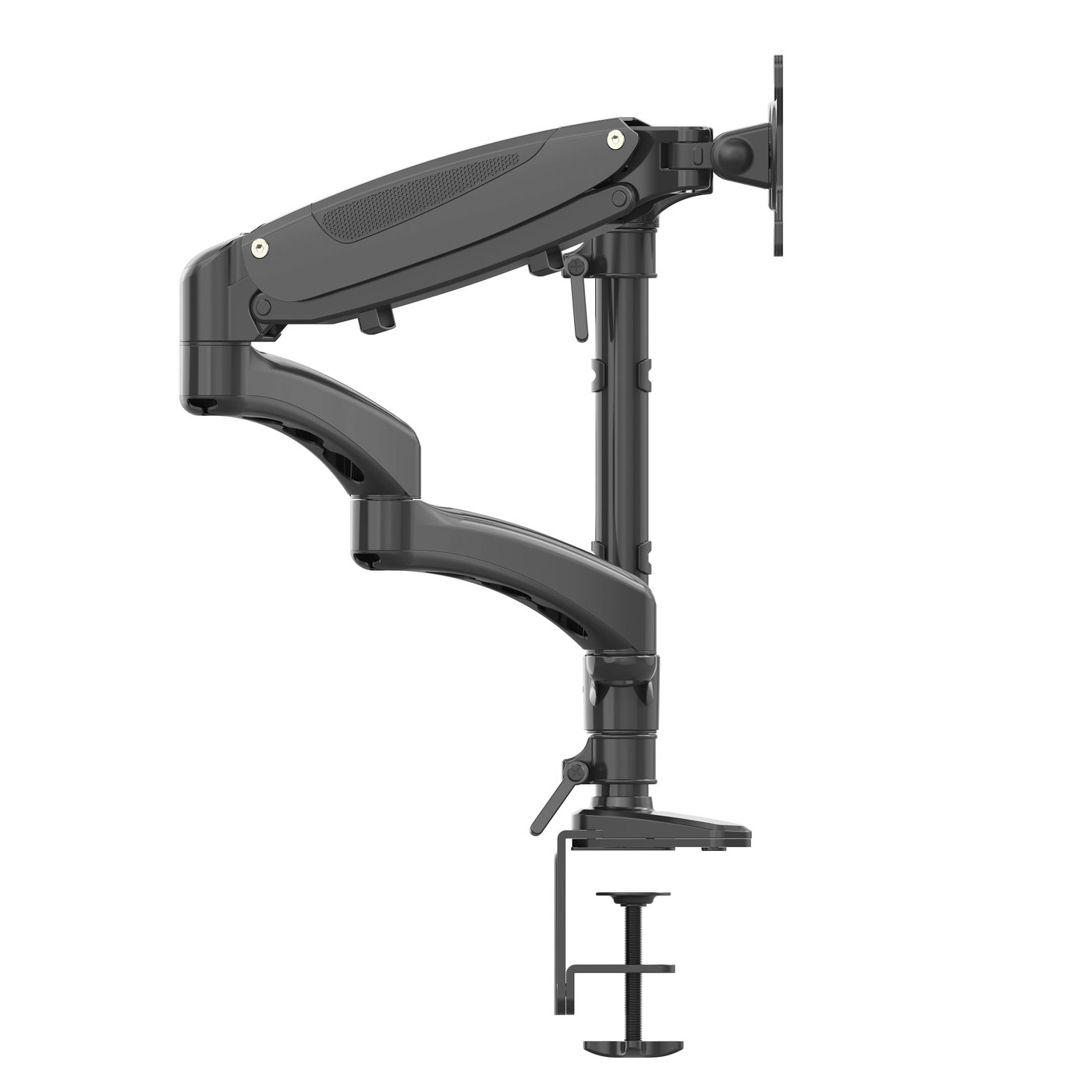 Plexgear Bordsfäste med 3 armar för skärmar på 13-32"