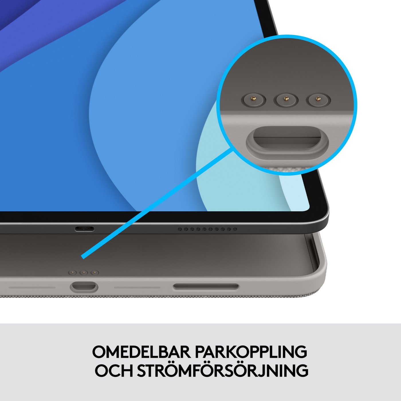 Logitech Combo Touch för iPad Pro 12,9” (5 & 6 gen.)