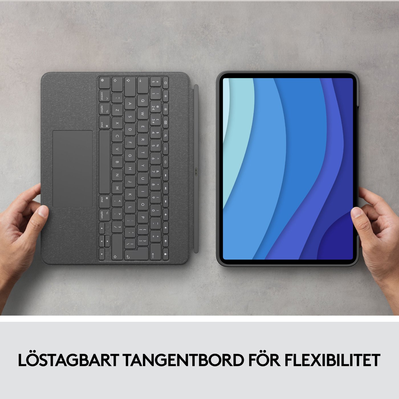 Logitech Combo Touch för iPad Pro 12,9” (5 & 6 gen.)