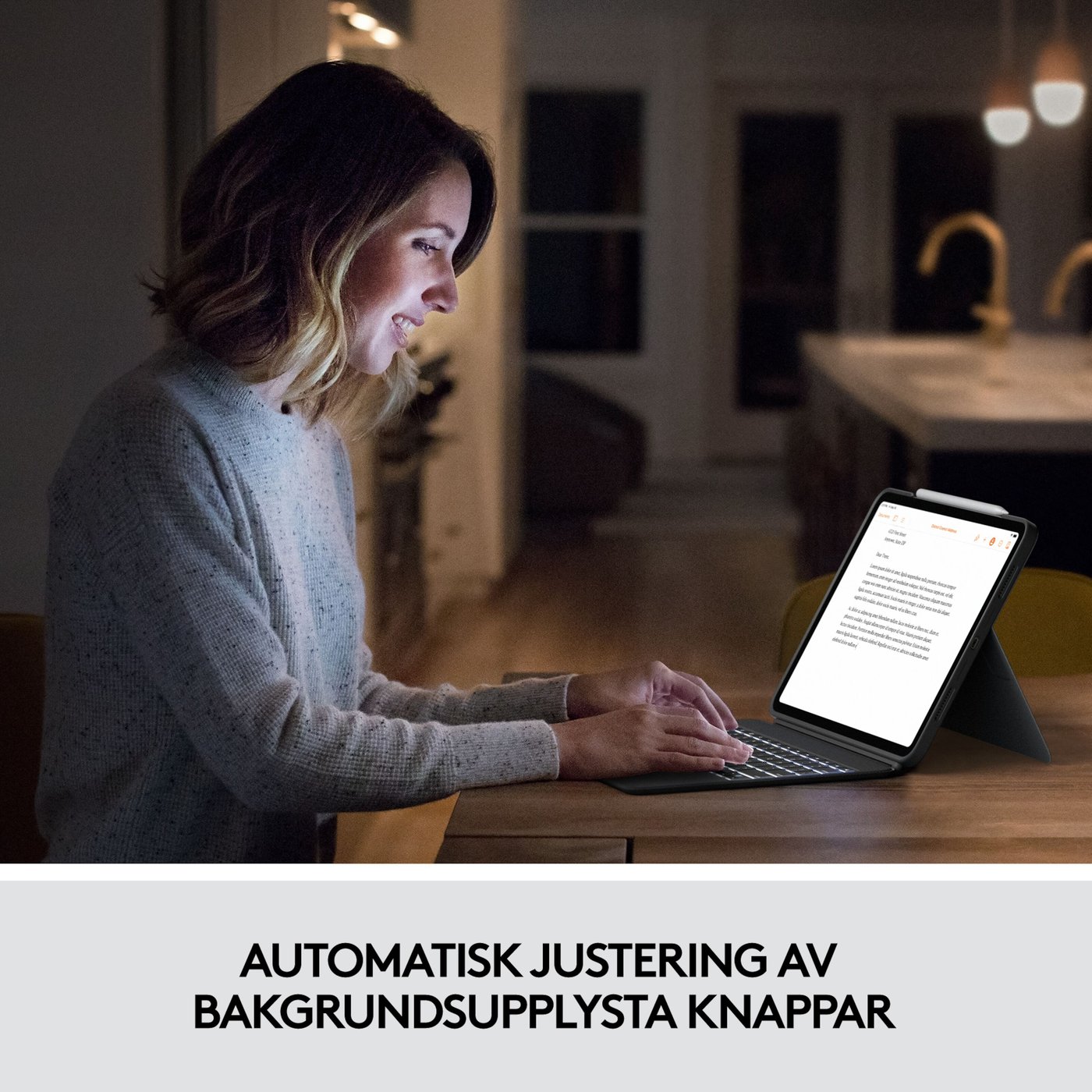 Logitech Combo Touch för iPad Pro 12,9” (5 & 6 gen.)