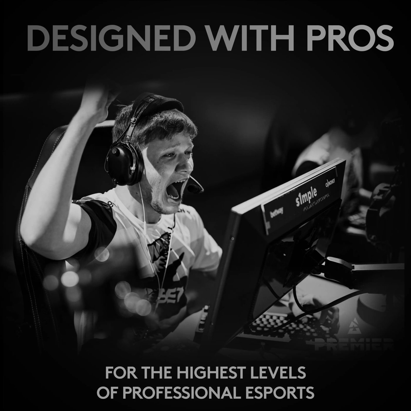 Logitech G Pro X Superlight Trådløs gamingmus Svart