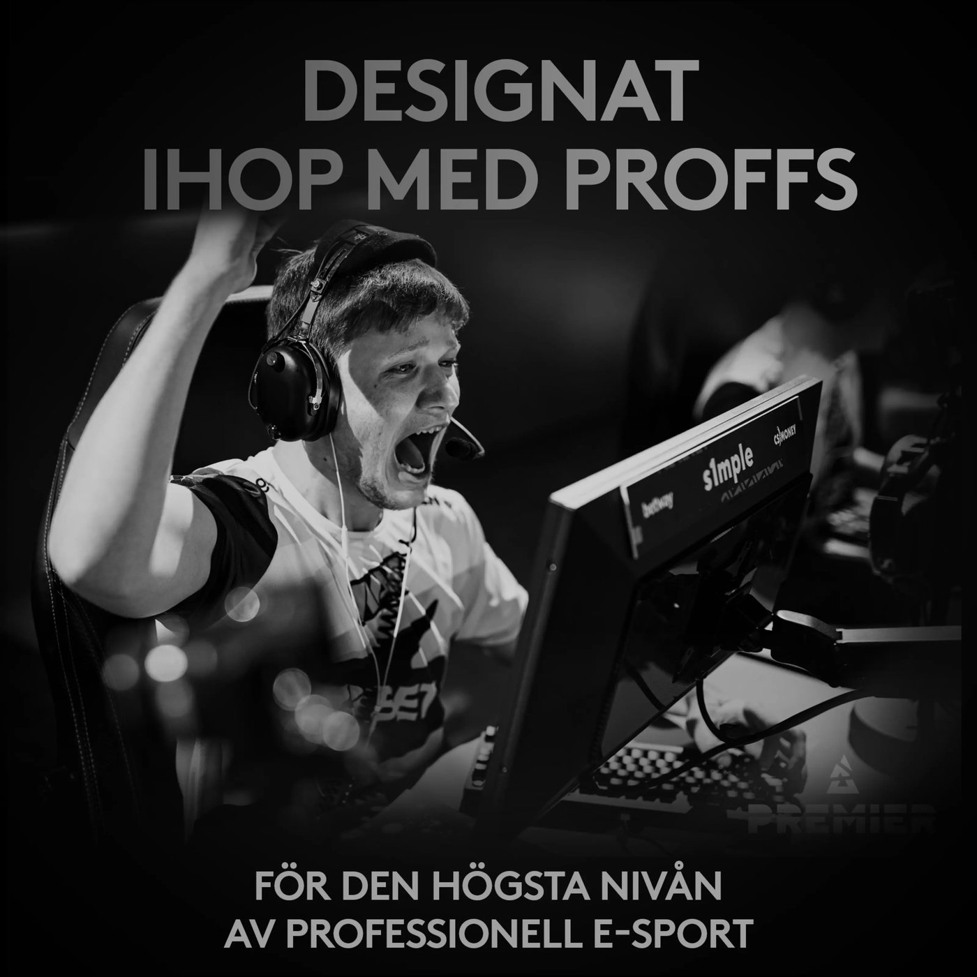 Logitech G Pro X Superlight Trådlös gaming-mus Svart