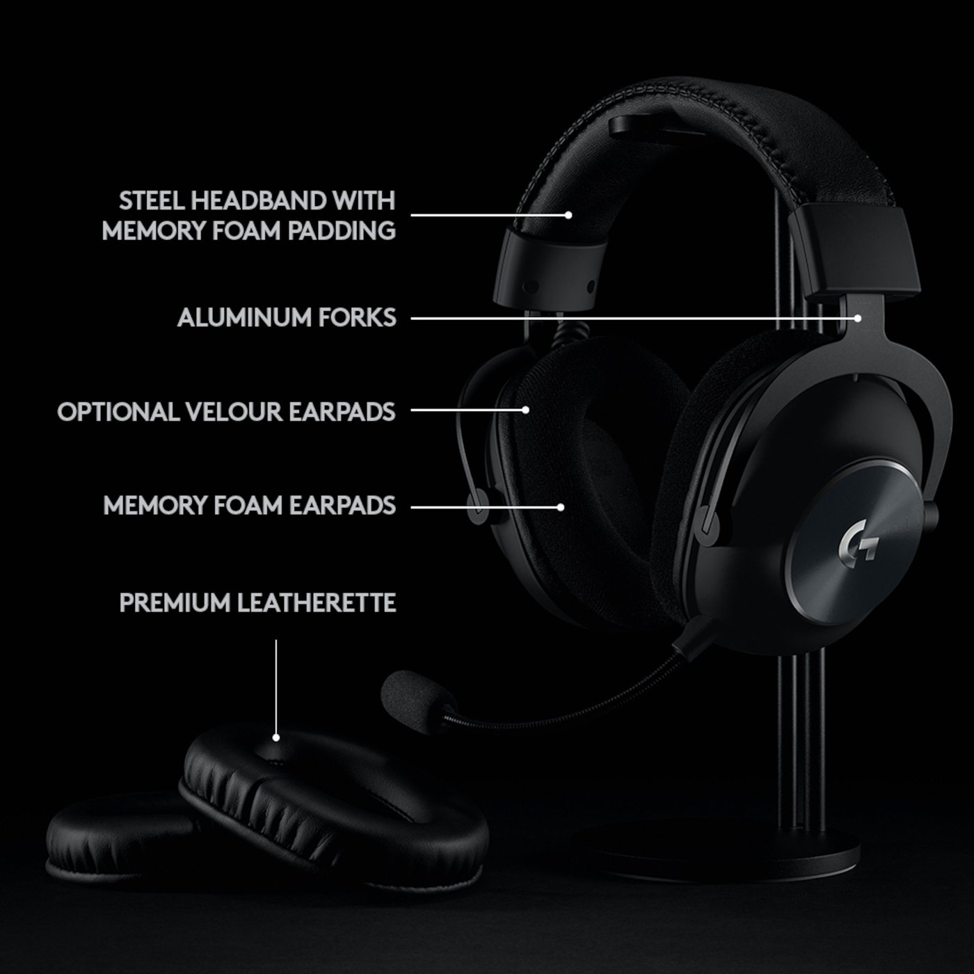Logitech G Pro X Wireless Trådlöst gaming-headset