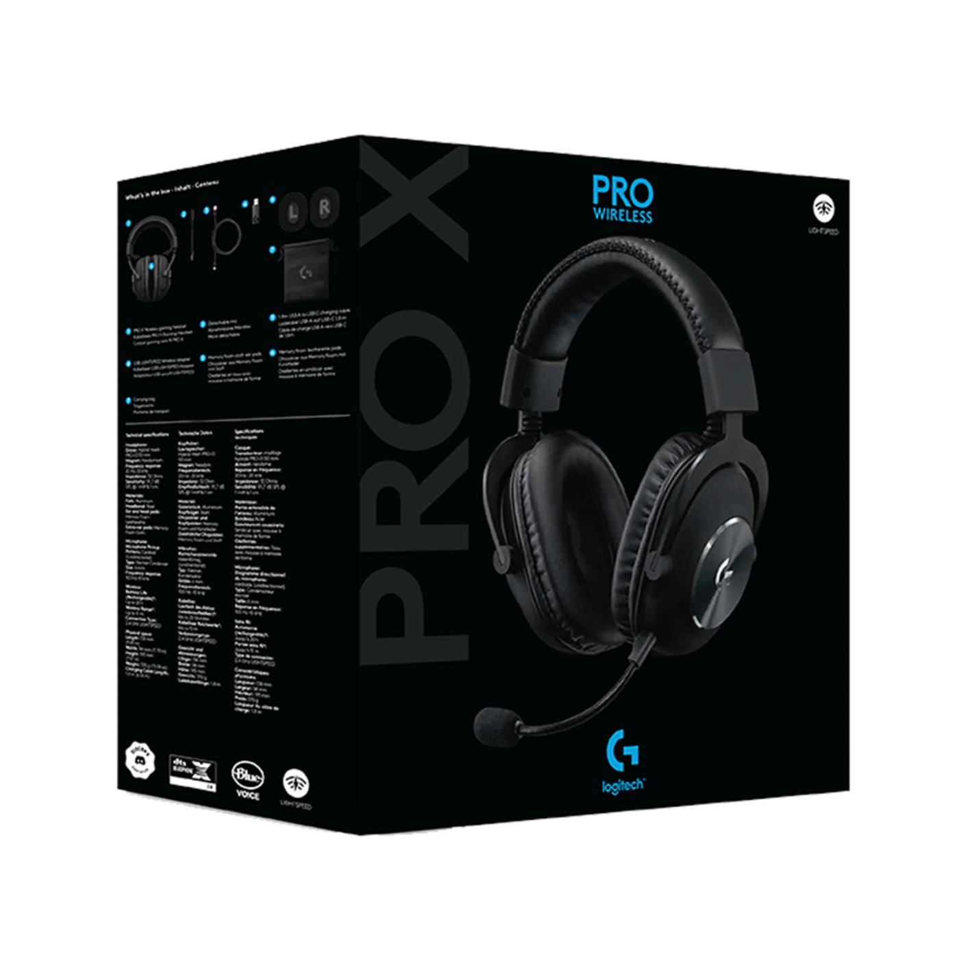 Logitech G Pro X Wireless Trådløst gamingheadset