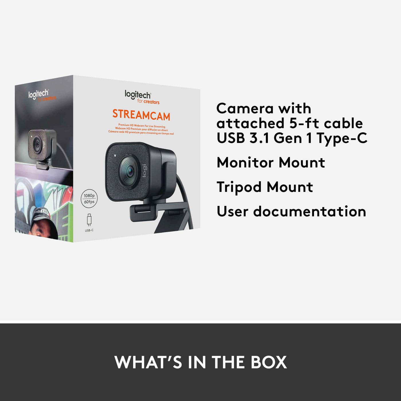 Logitech C Streamcam Webkamera