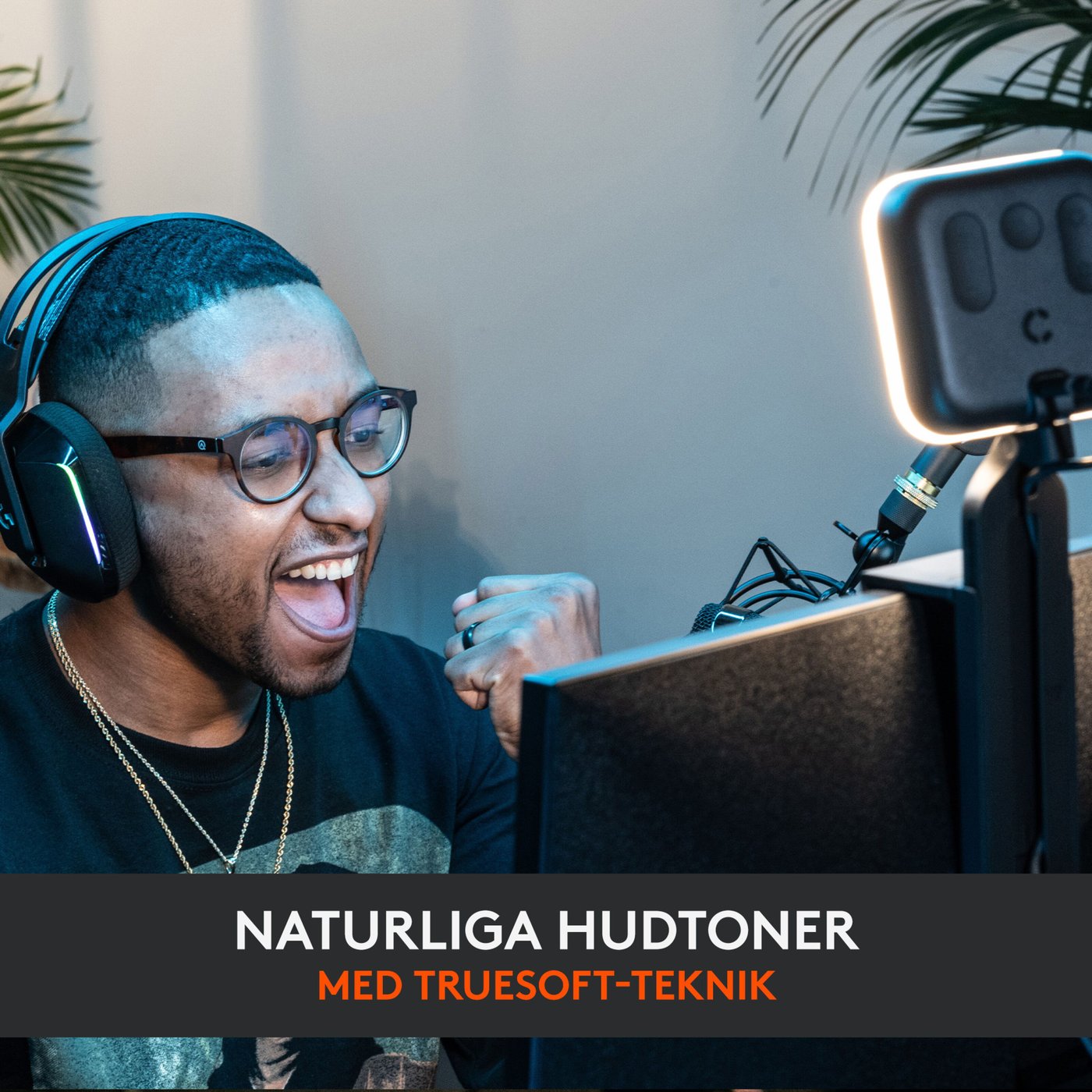 Logitech C Litra Glow Streamingbelysning