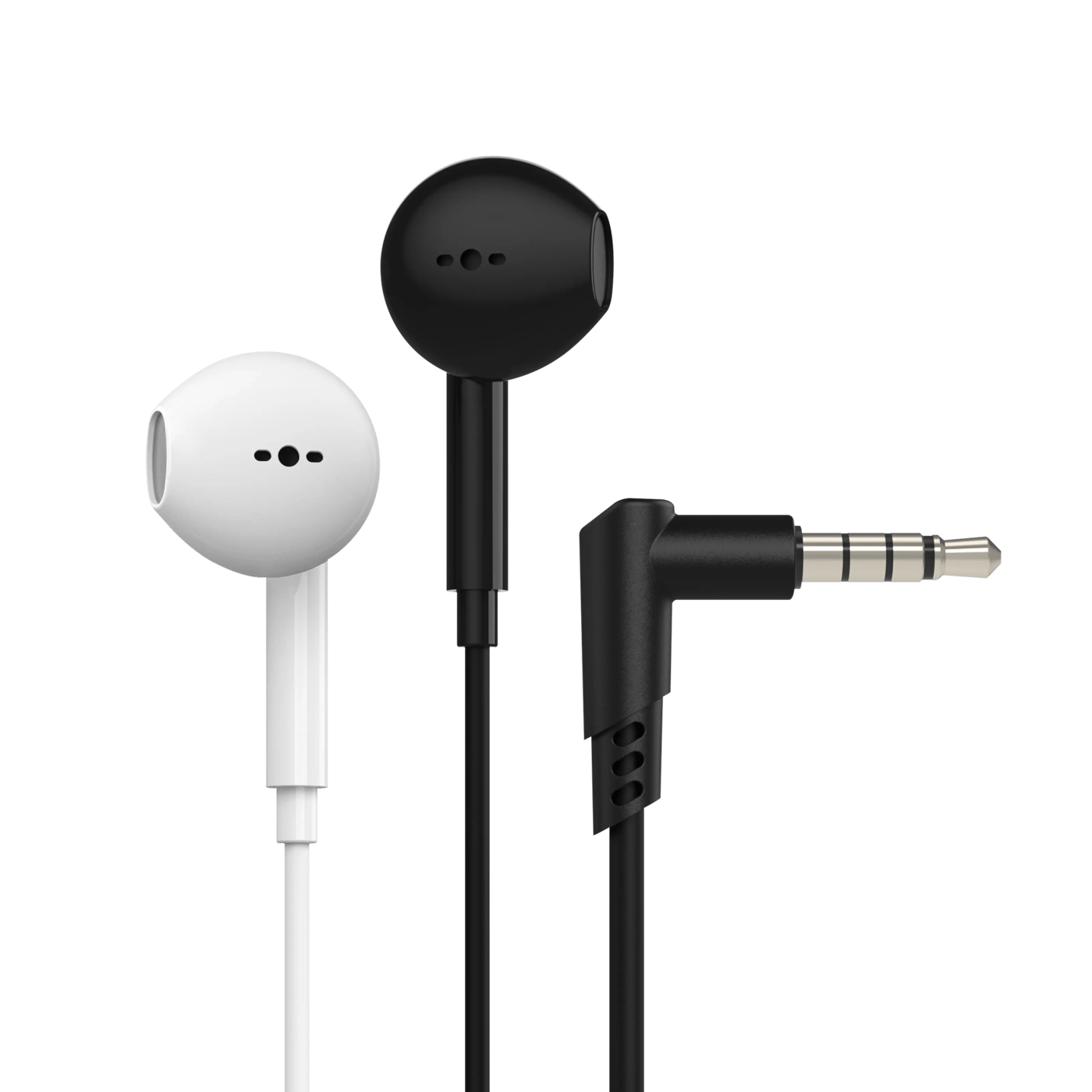 Linocell Hodetelefoner med mikrofon og 3,5 mm-kontakt Hvit