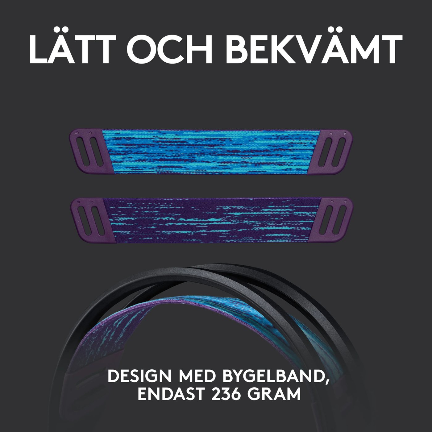 Logitech G 535 Lightspeed Trådlöst gamingheadset