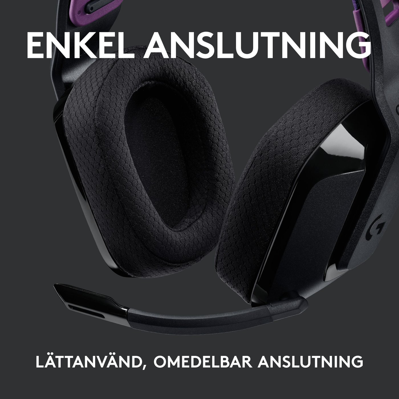 Logitech G 535 Lightspeed Trådlöst gamingheadset