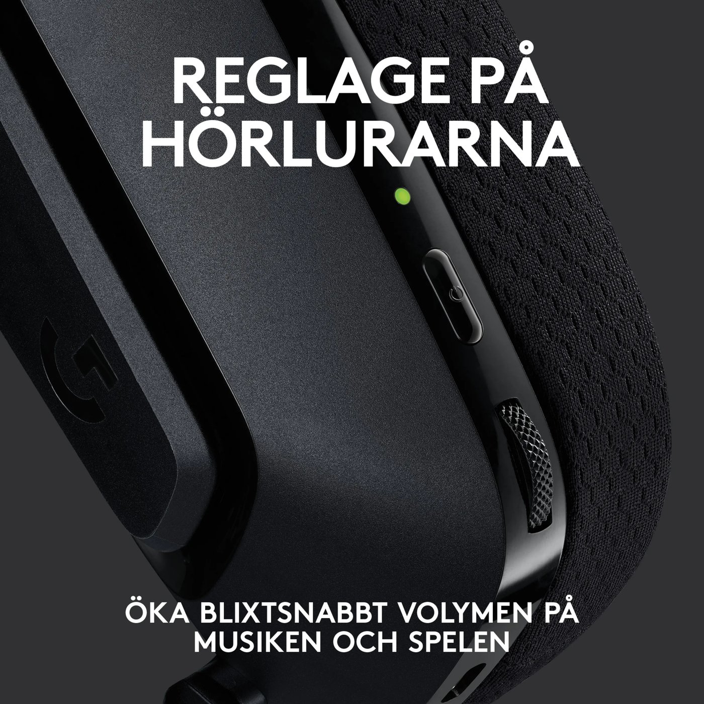 Logitech G 535 Lightspeed Trådlöst gamingheadset
