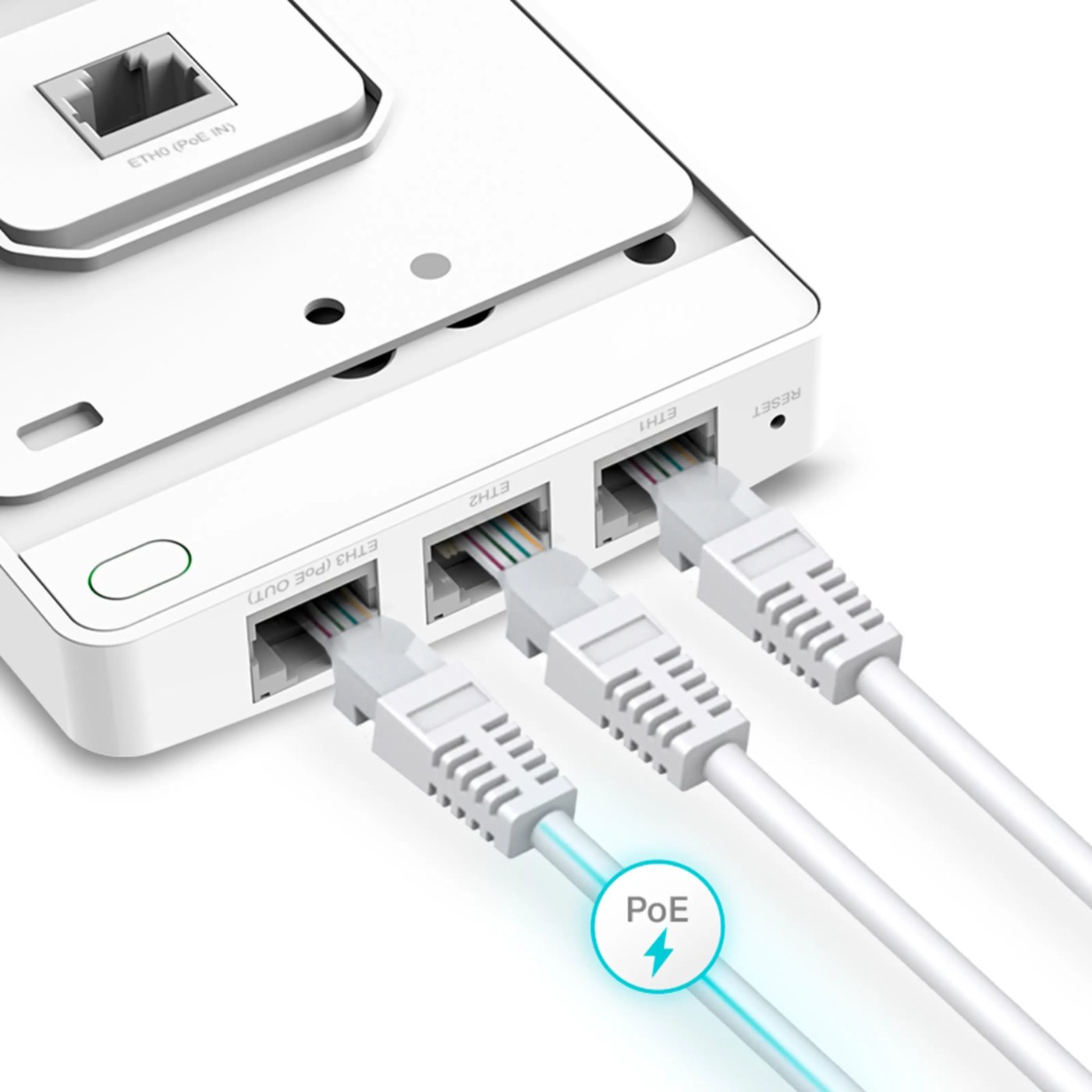 TP-Link Omada EAP615-Wall Wifi 6 Roaming-accesspunkt AX1800
