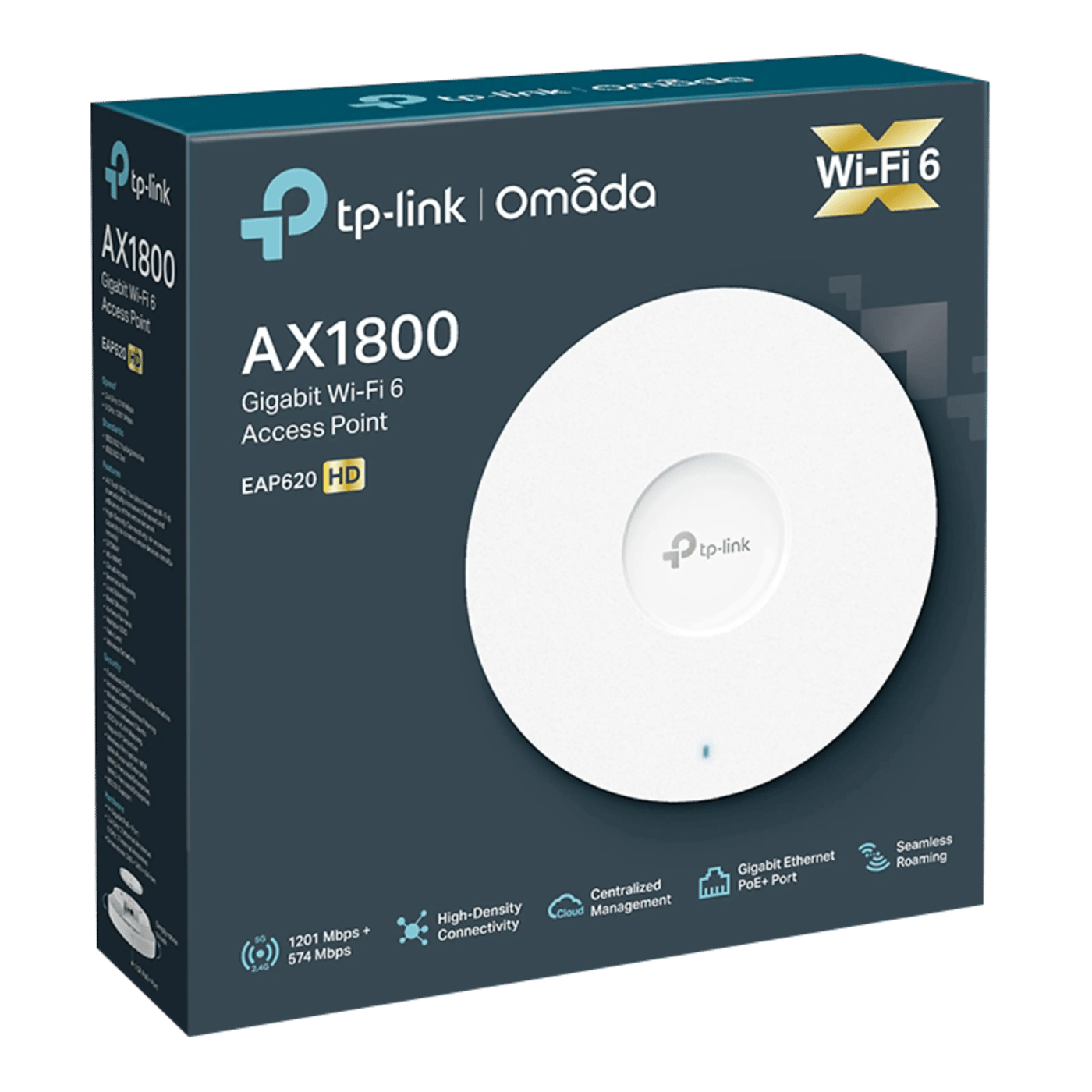 TP-Link Omada EAP620 HD Wifi 6 Roaming-aksesspunkt AX1800