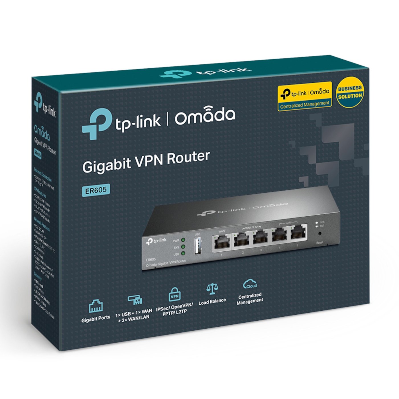 TP-Link ER605 (TL-R605) V2 Omada Gigabit VPN Router