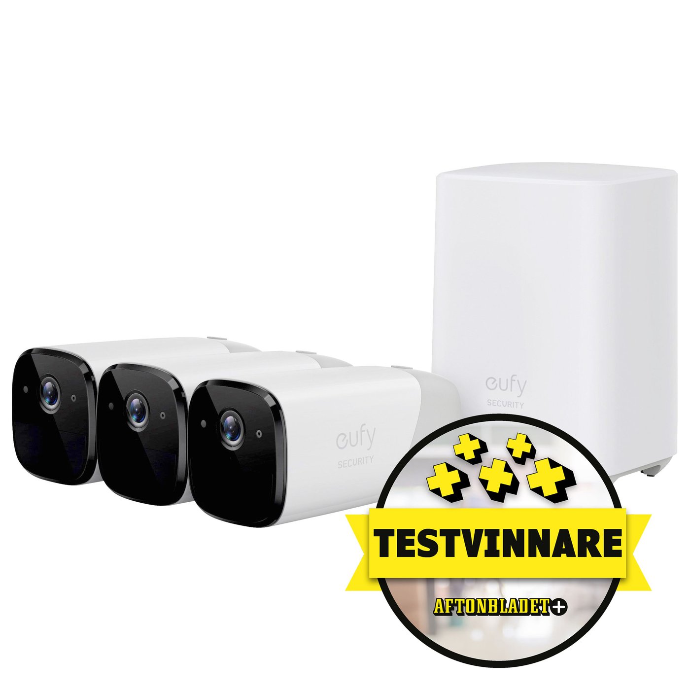 Eufy EufyCam 2 Pro Kit Övervakningssystem 3 kameror