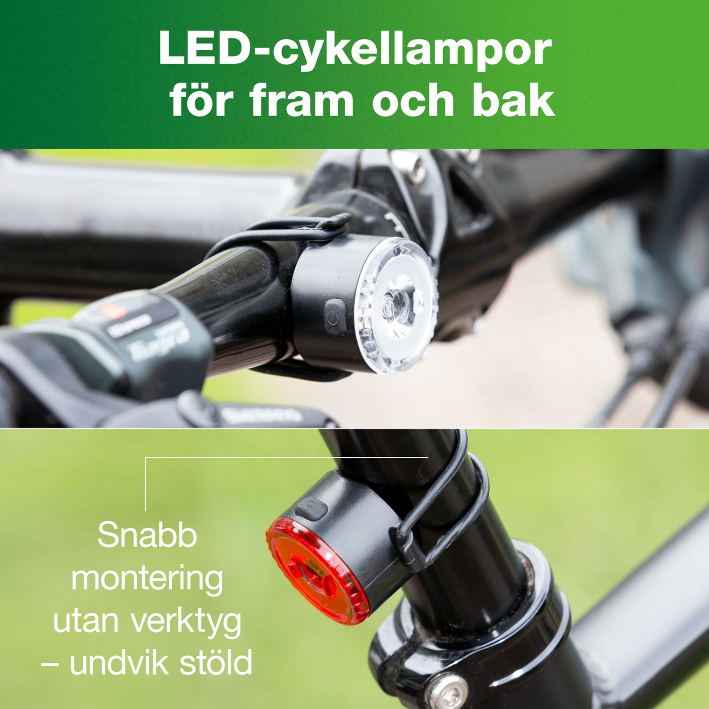 Ledsavers Cykellampor