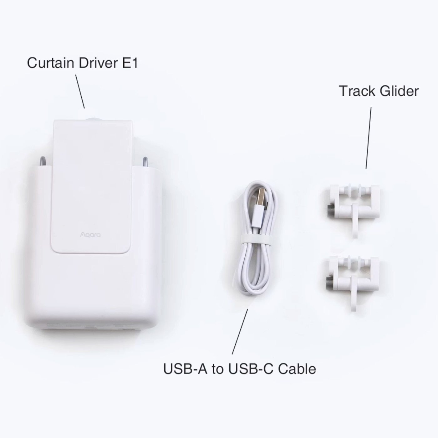 Aqara Curtain Driver E1 Gardinkontroll for U- og I-skinner