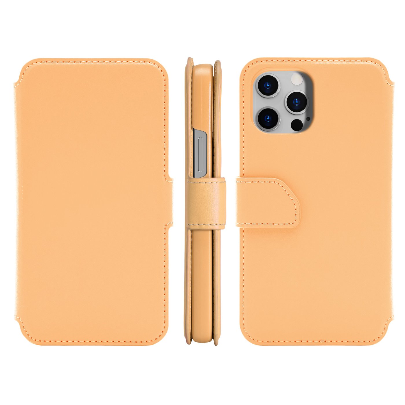 Wallet Case Solo 503 till iPhone 12 och 12 Pro Orange