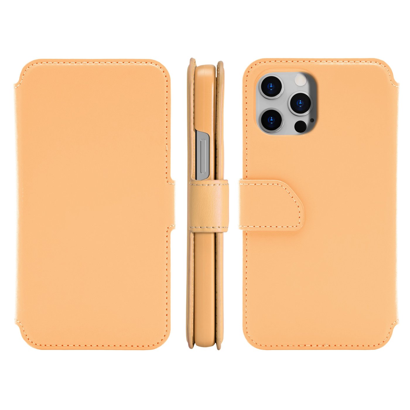 Wallet Case Solo 503 till iPhone 12 och 12 Pro Orange
