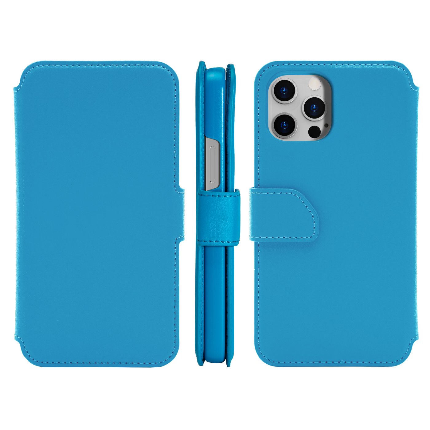 Wallet Case Solo 503 till iPhone 12 och 12 Pro Blå