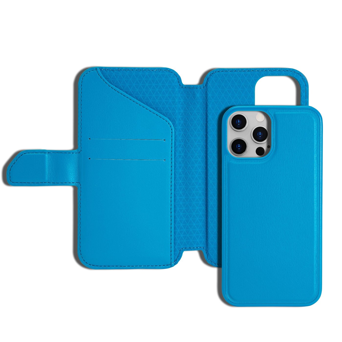 Wallet Case Solo 503 till iPhone 12 och 12 Pro Blå