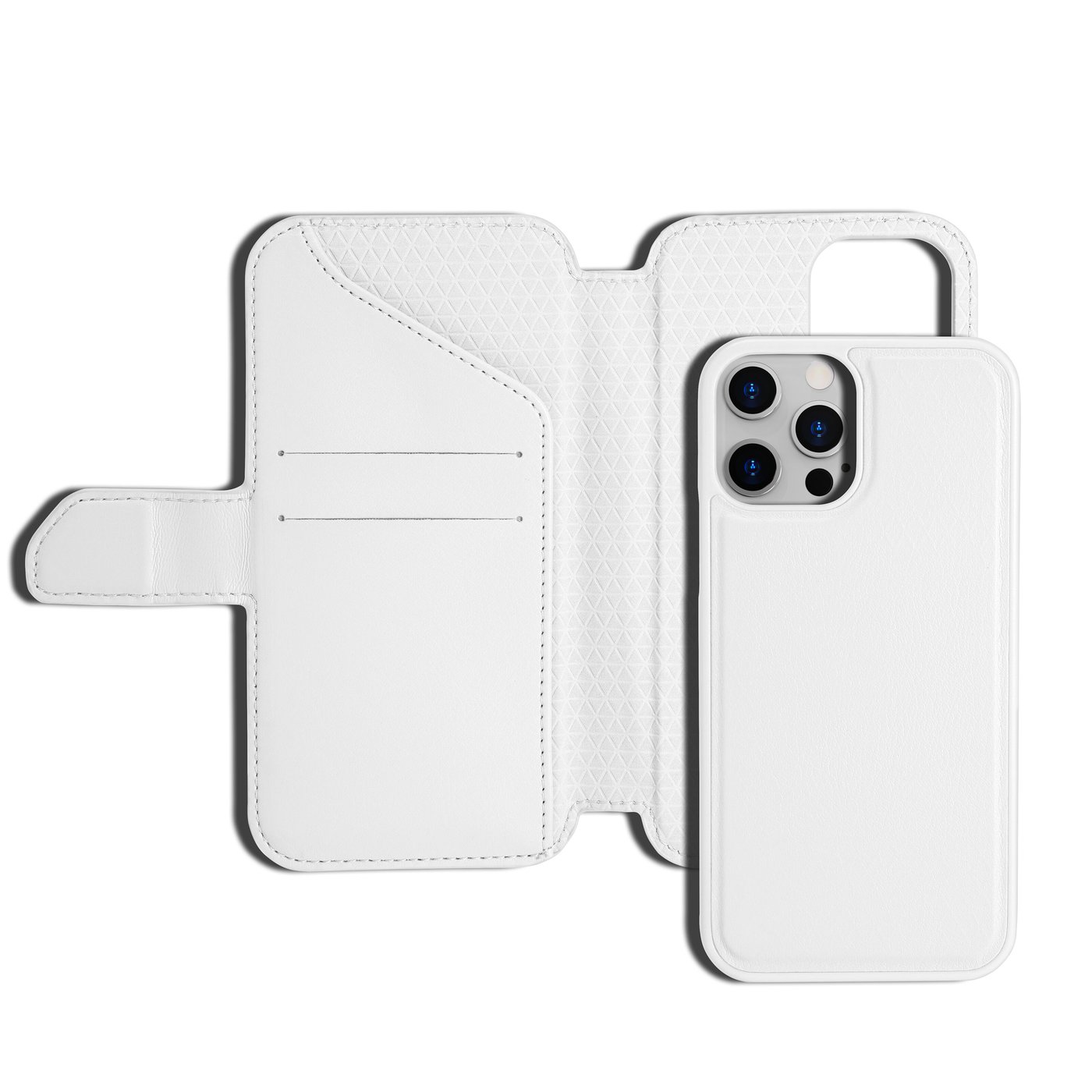Wallet Case Solo 503 til iPhone 12 og 12 Pro Hvit