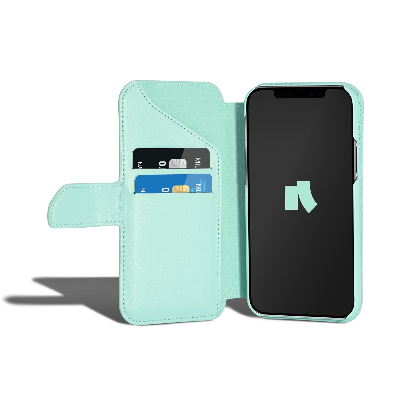 Wallet Case Solo 503 til iPhone 12 og 12 Pro Turkis