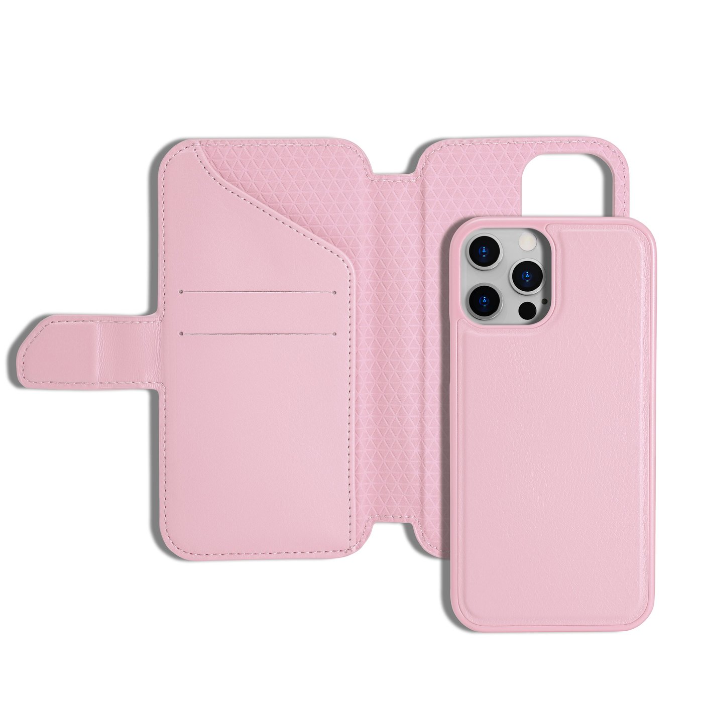 Wallet Case Solo 503 til iPhone 12 og 12 Pro Rosa
