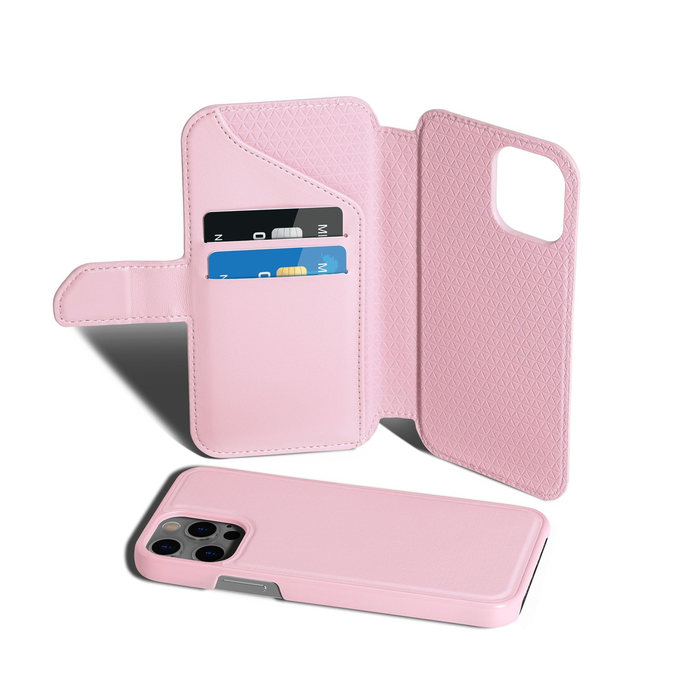 Wallet Case Solo 503 til iPhone 12 og 12 Pro Rosa