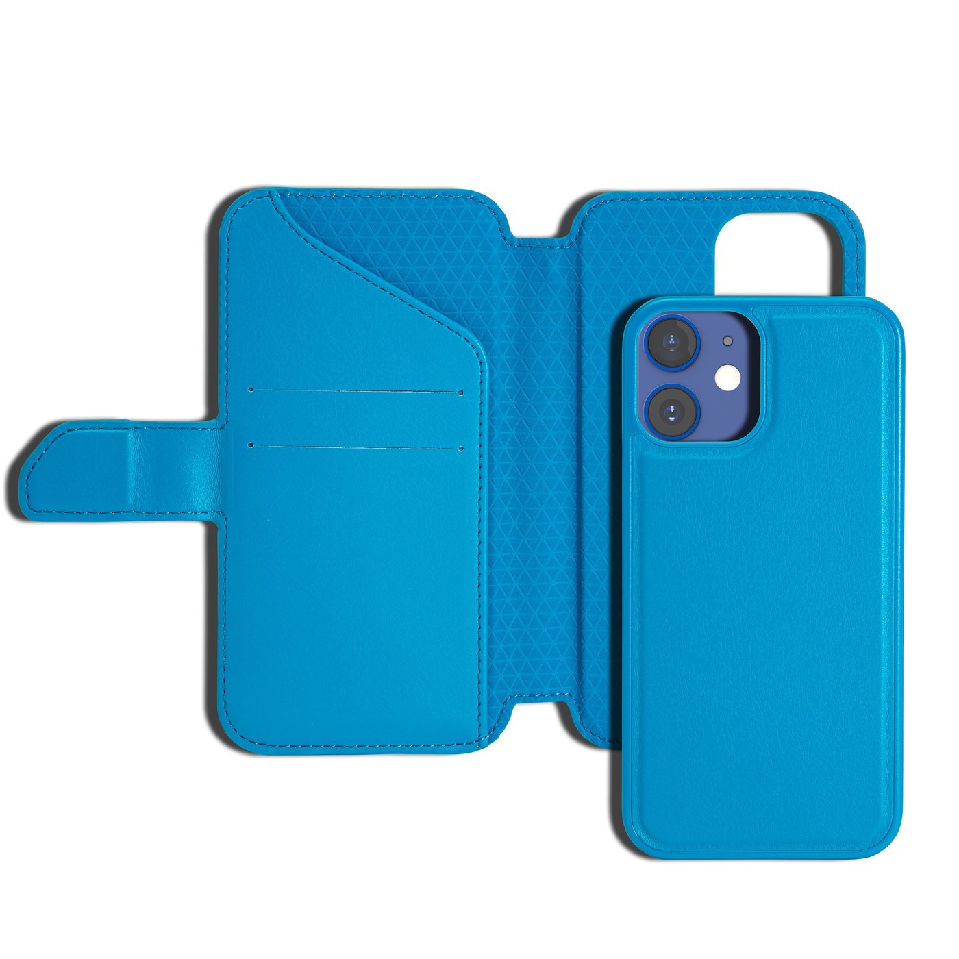 Wallet Case Solo 502 til iPhone 12 mini Blå