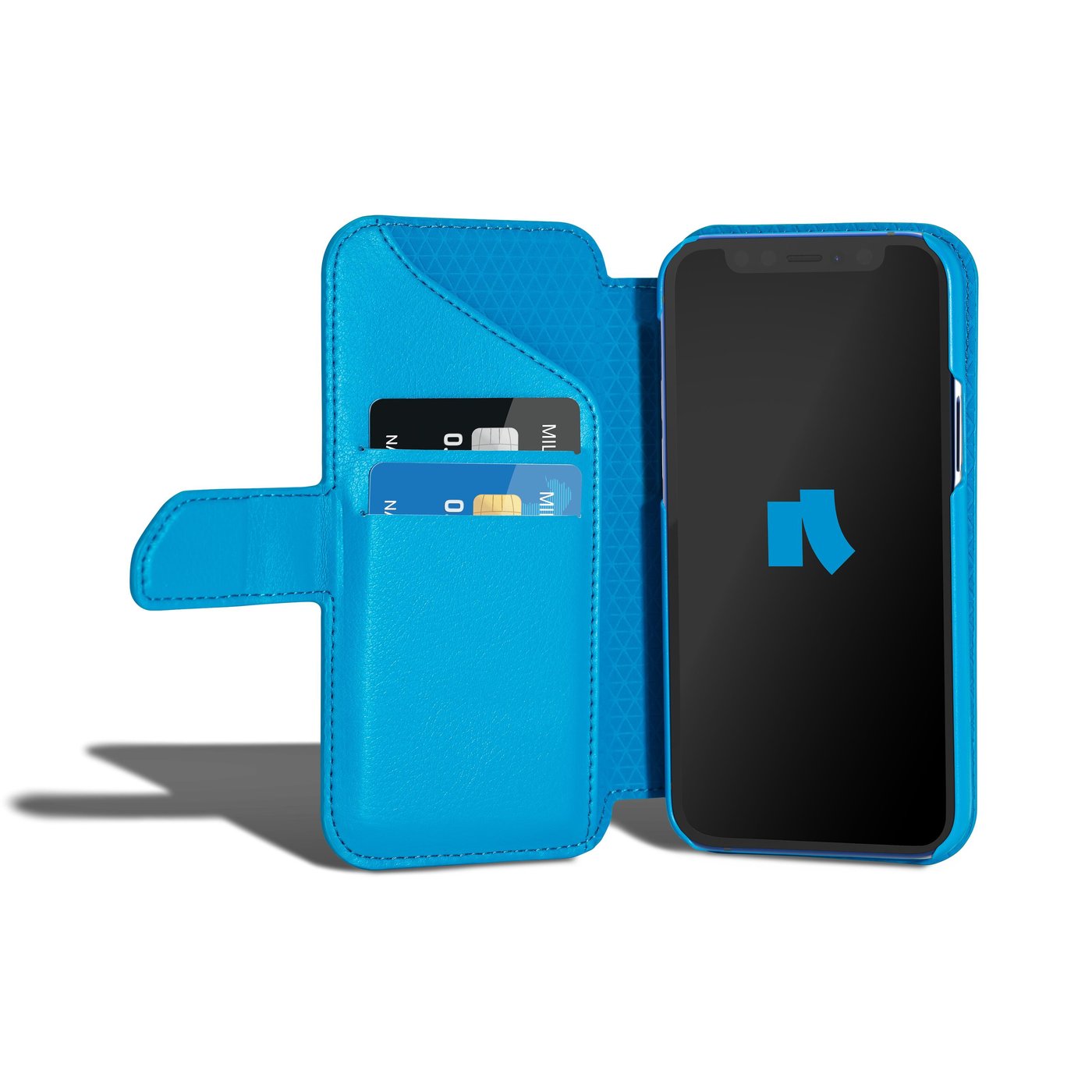 Wallet Case Solo 502 til iPhone 12 mini Blå