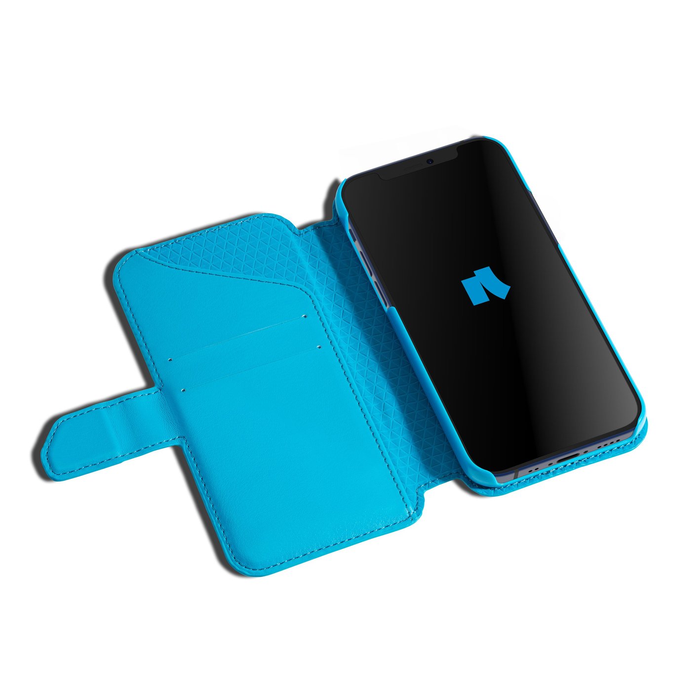 Wallet Case Solo 502 til iPhone 12 mini Blå