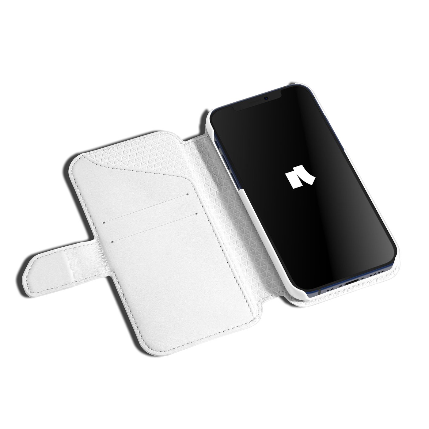 Wallet Case Solo 502 til iPhone 12 mini Hvit