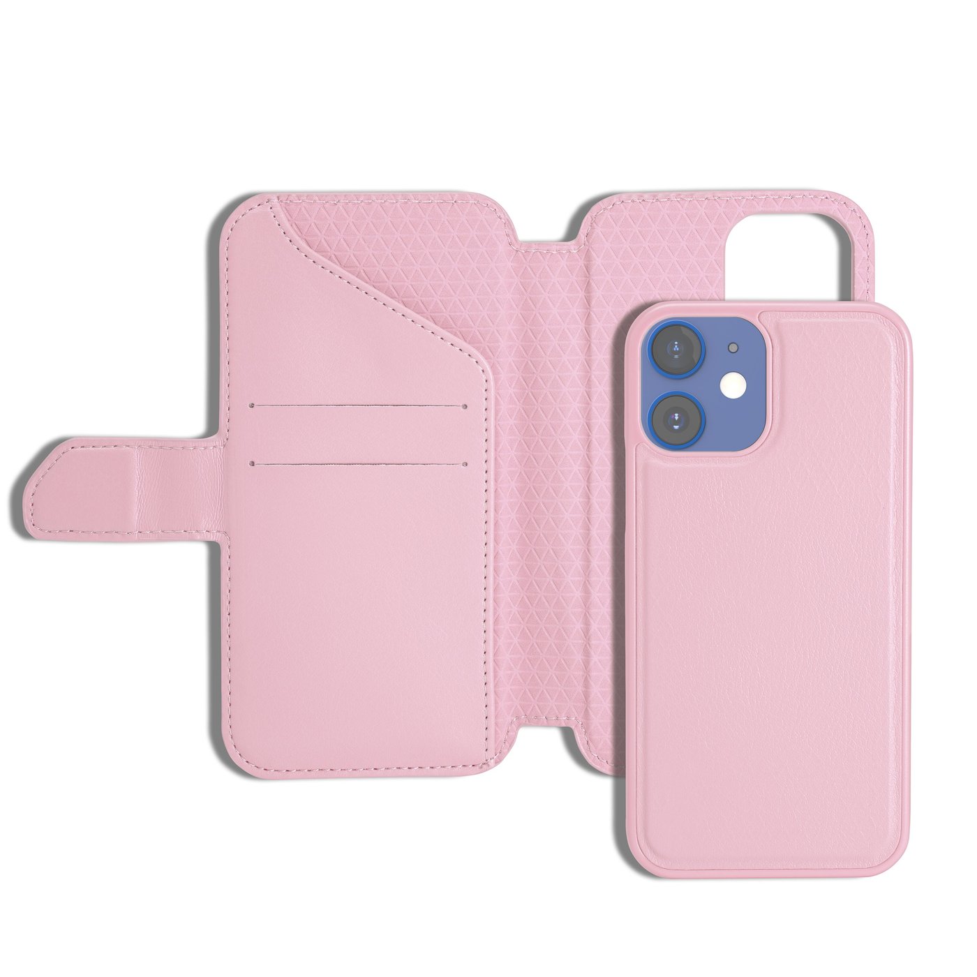 Wallet Case Solo 502 till iPhone 12 mini Rosa