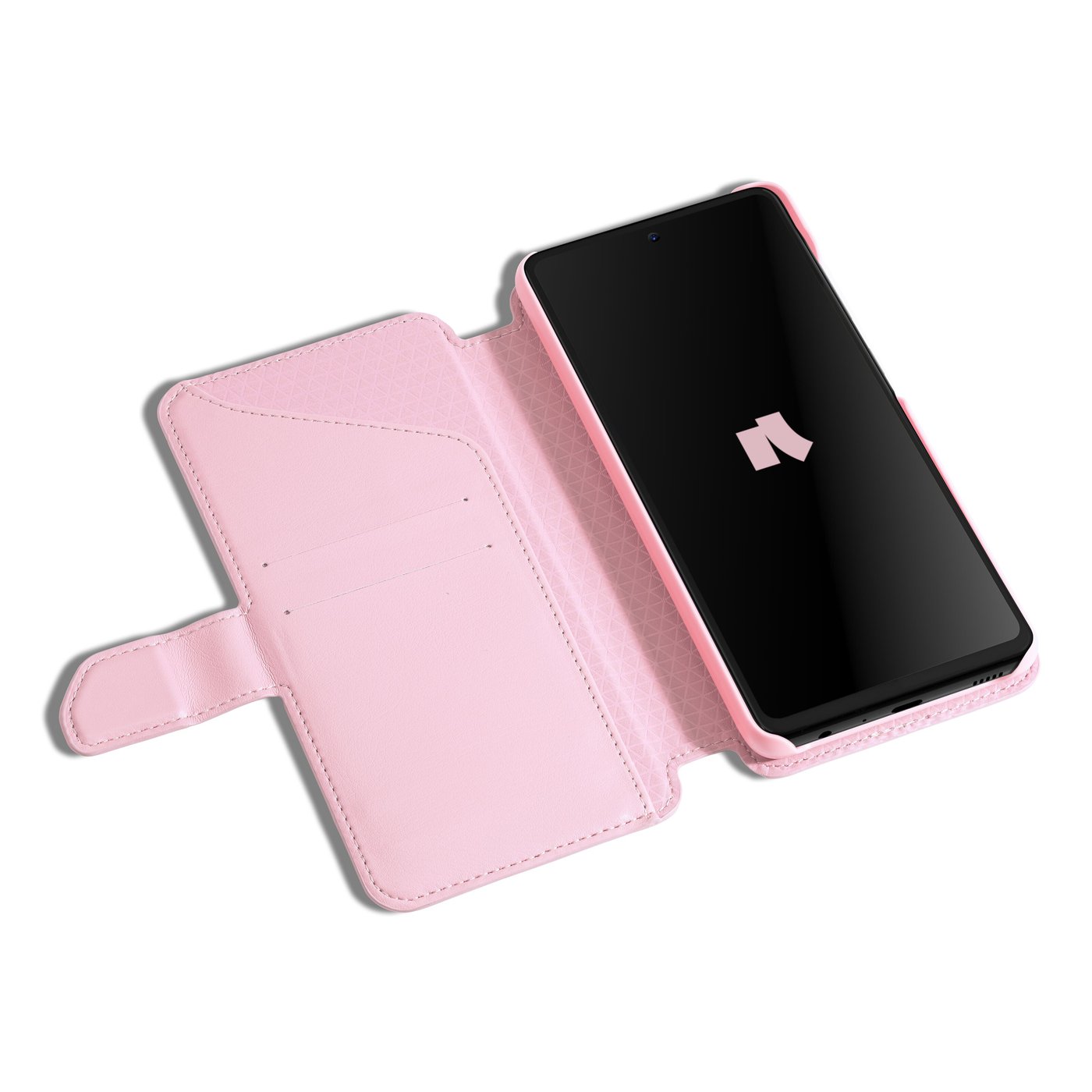 Wallet Case Solo 505 til Galaxy A52 5G Rosa