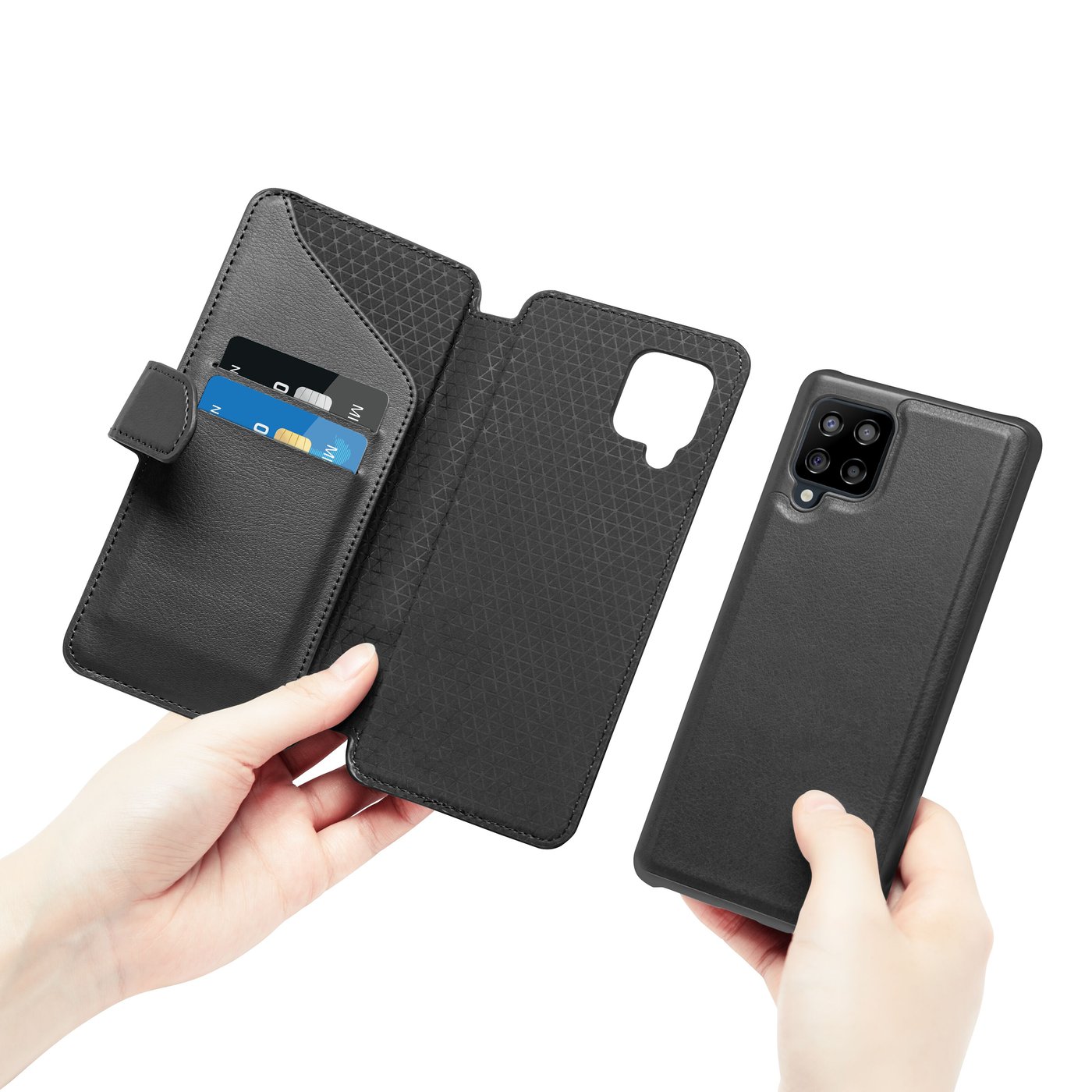 Wallet Case Solo 506 til Galaxy A42 5G Svart