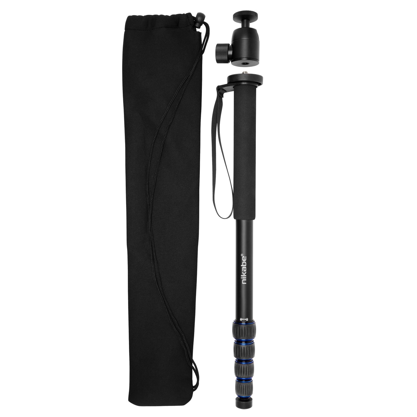 Nikabe Ettbensstativ med kuleledd