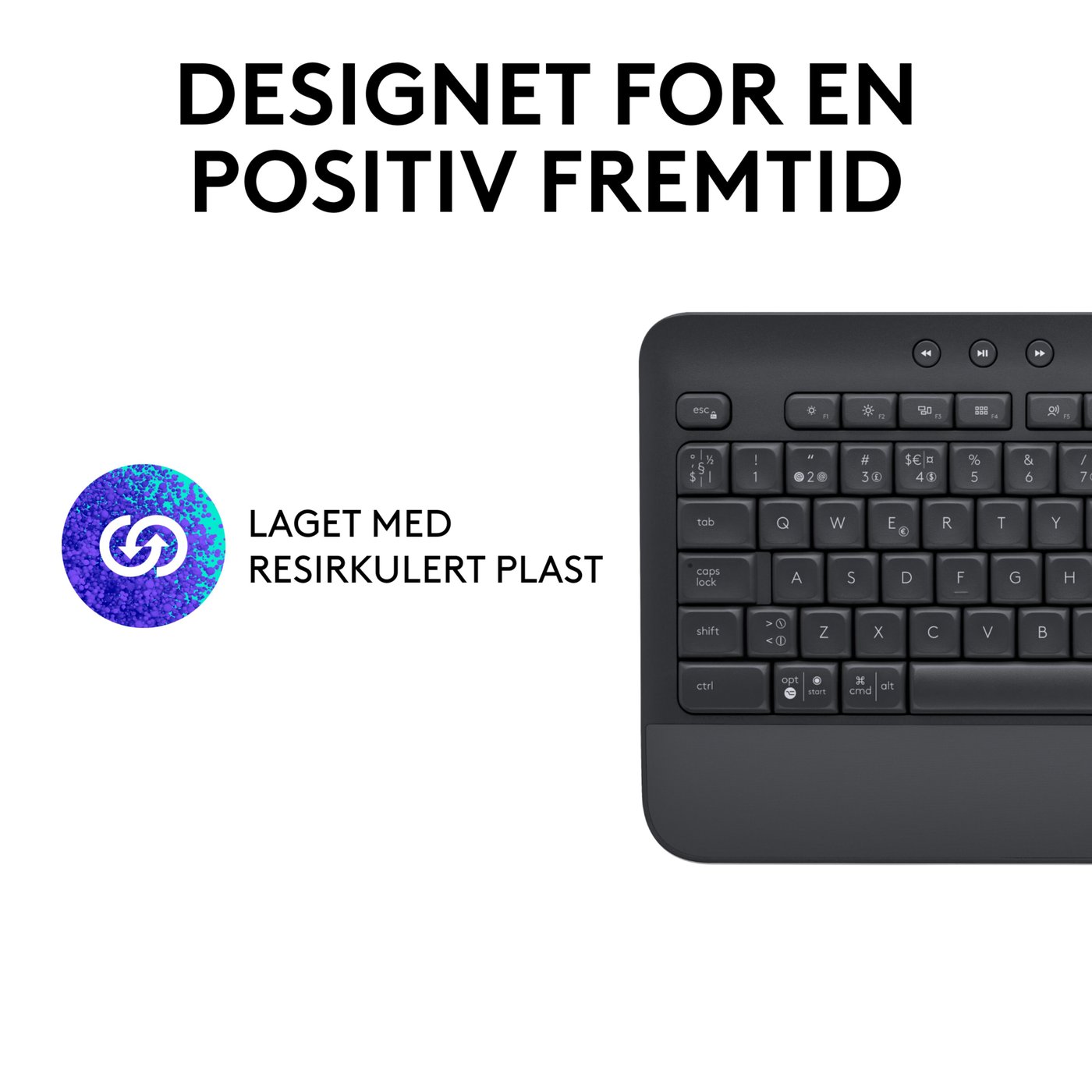 Logitech Signature K650 Trådløst tastatur Graphite