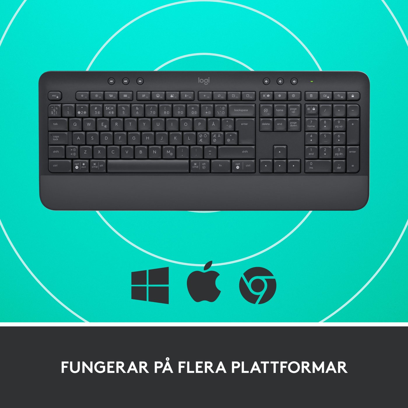 Logitech Signature K650 Trådlöst tangentbord Graphite