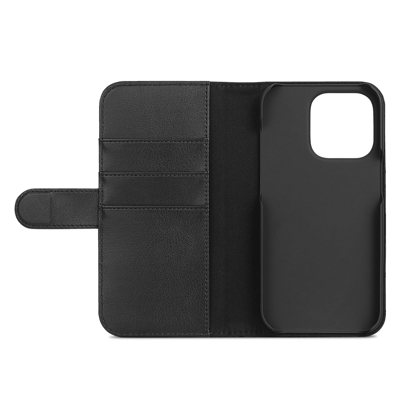 Linocell Mobiletui for iPhone 14 Pro svart