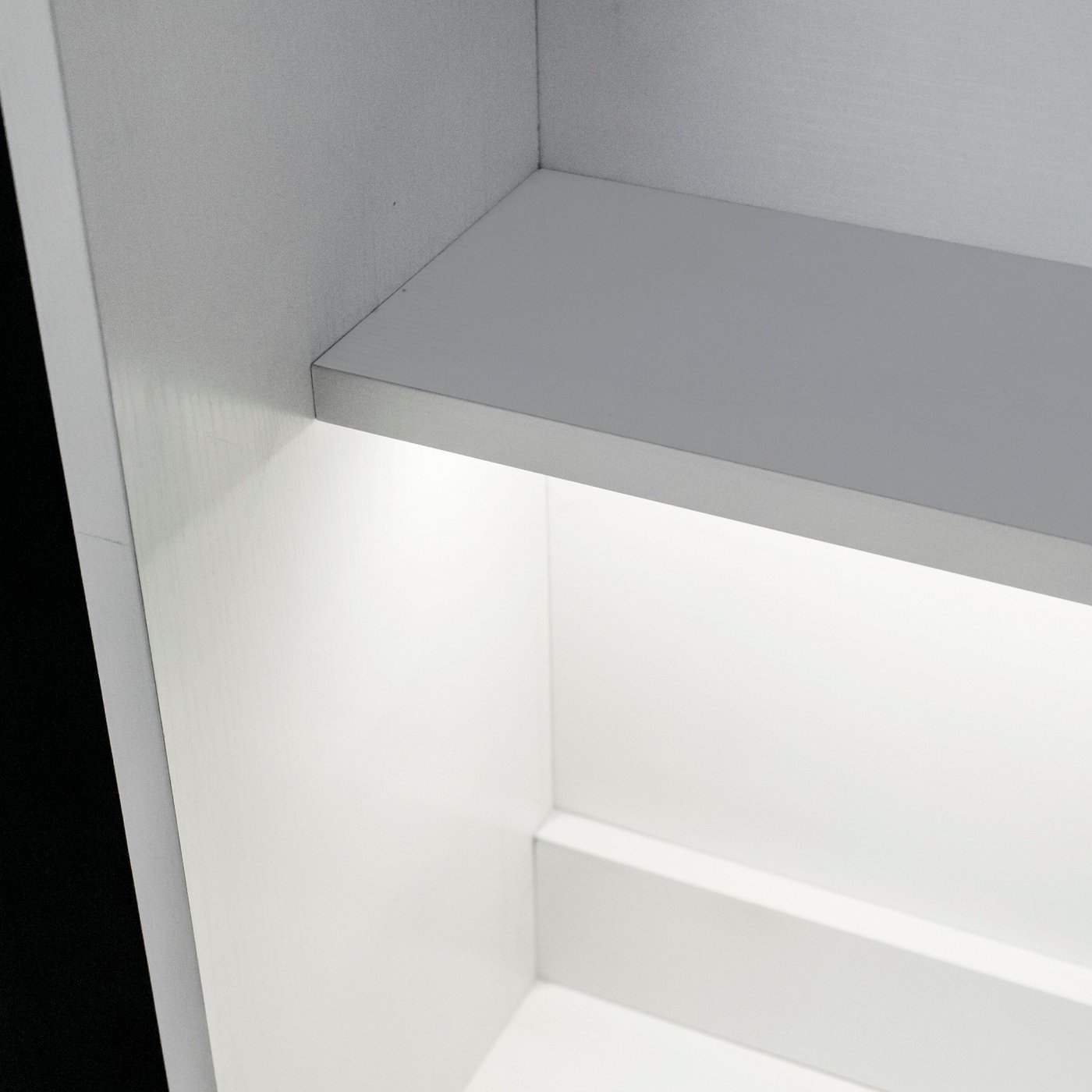 Luxorparts Aluminiumprofil utanpåliggande för LED-lister