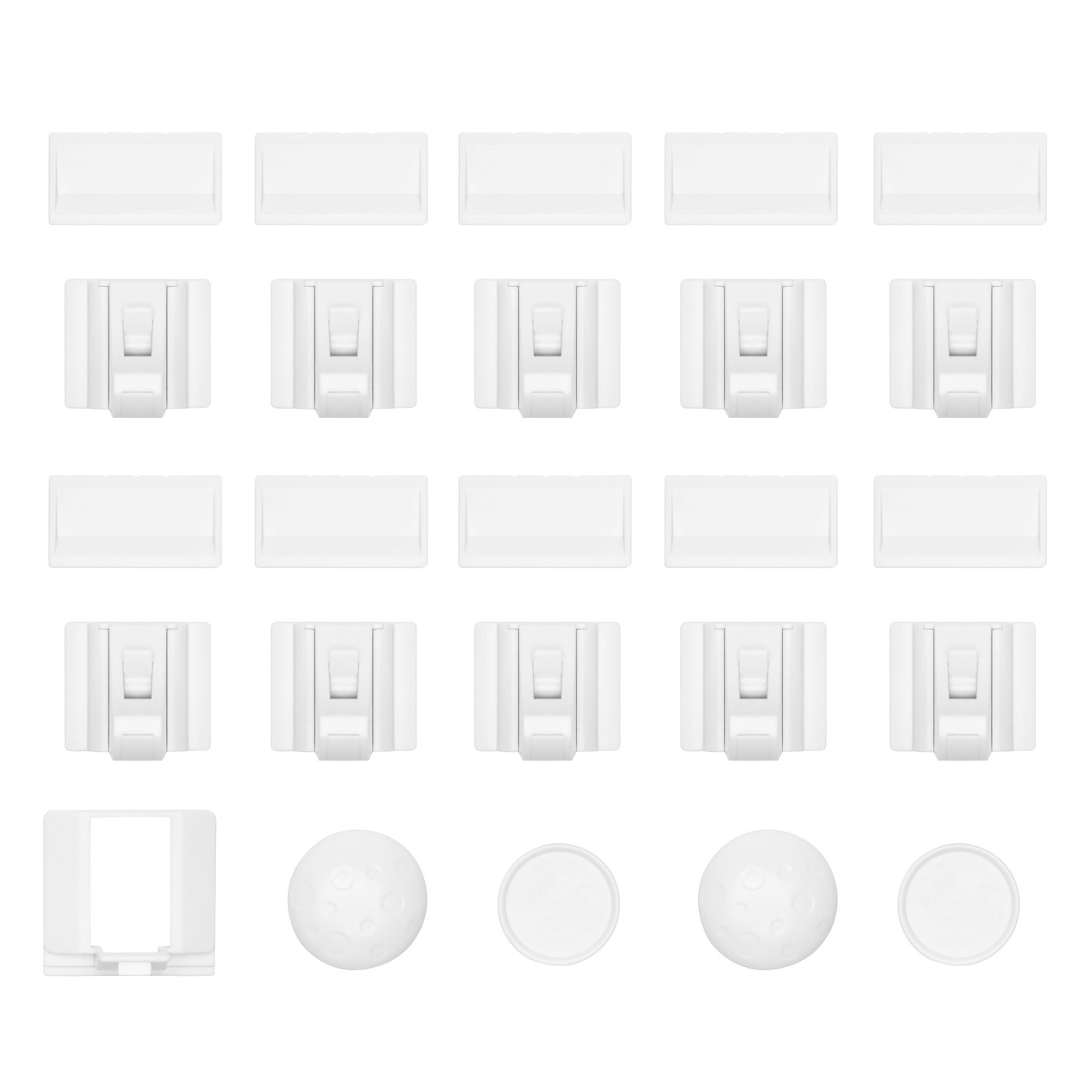 Luxorparts Magnetisk lås for skap og skuffer 10-pk.