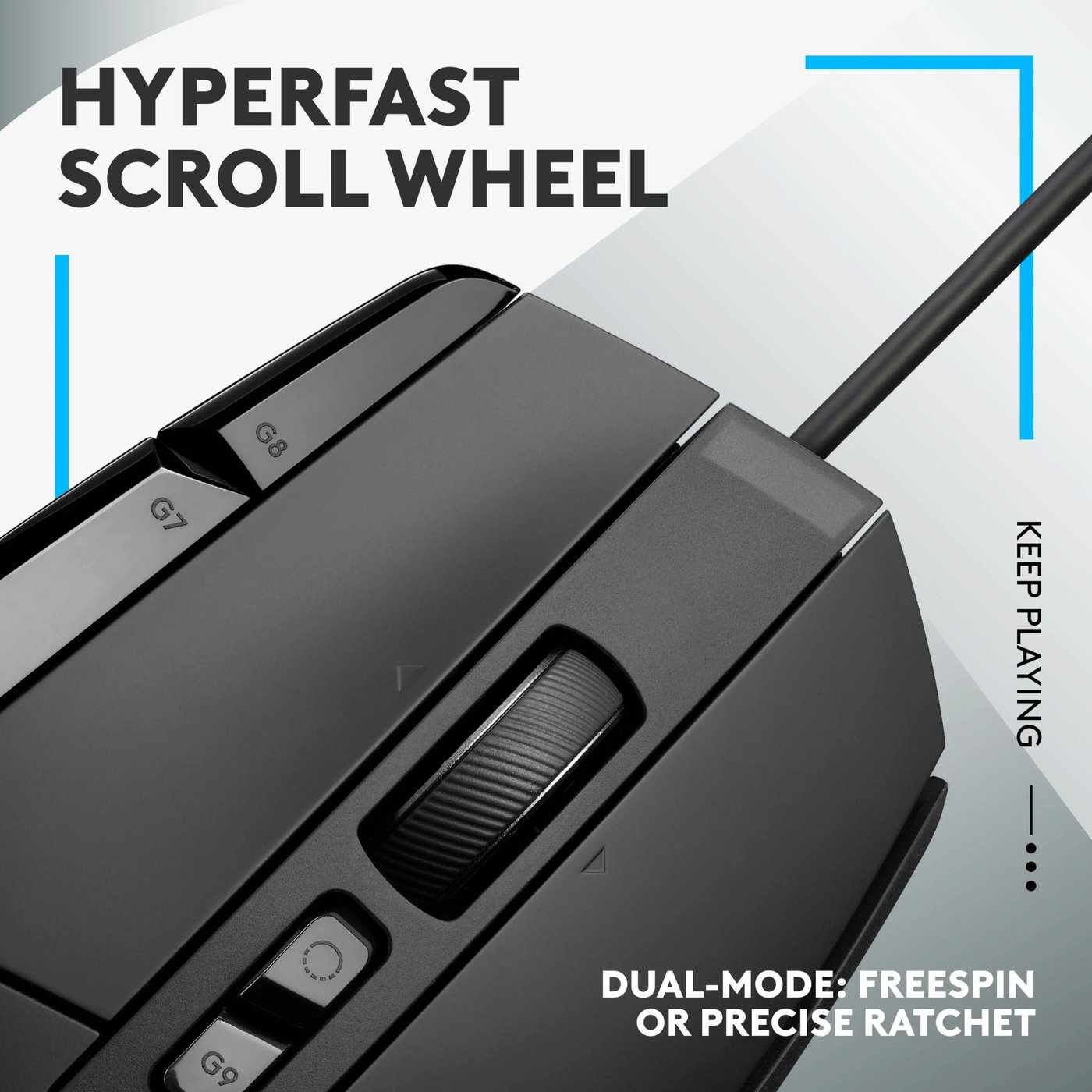 Logitech G 502 X Kablet gamingmus Svart