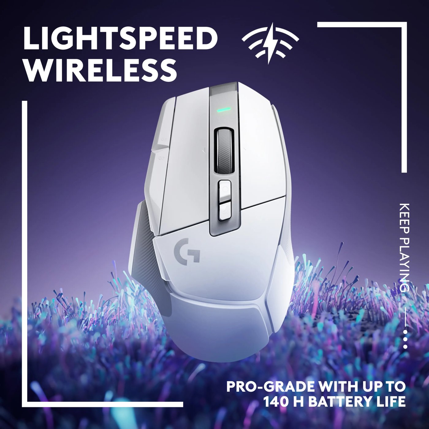 Logitech G 502 X Lightspeed Trådløs gamingmus Hvit