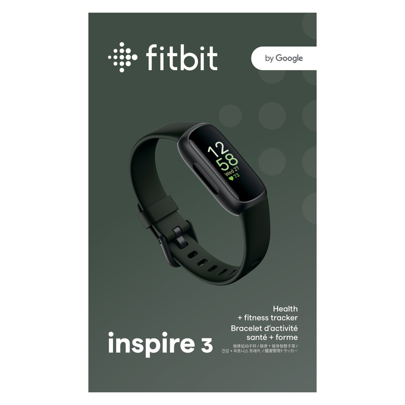Fitbit Inspire 3 Aktivitetsarmbånd Black/Midnight Zen