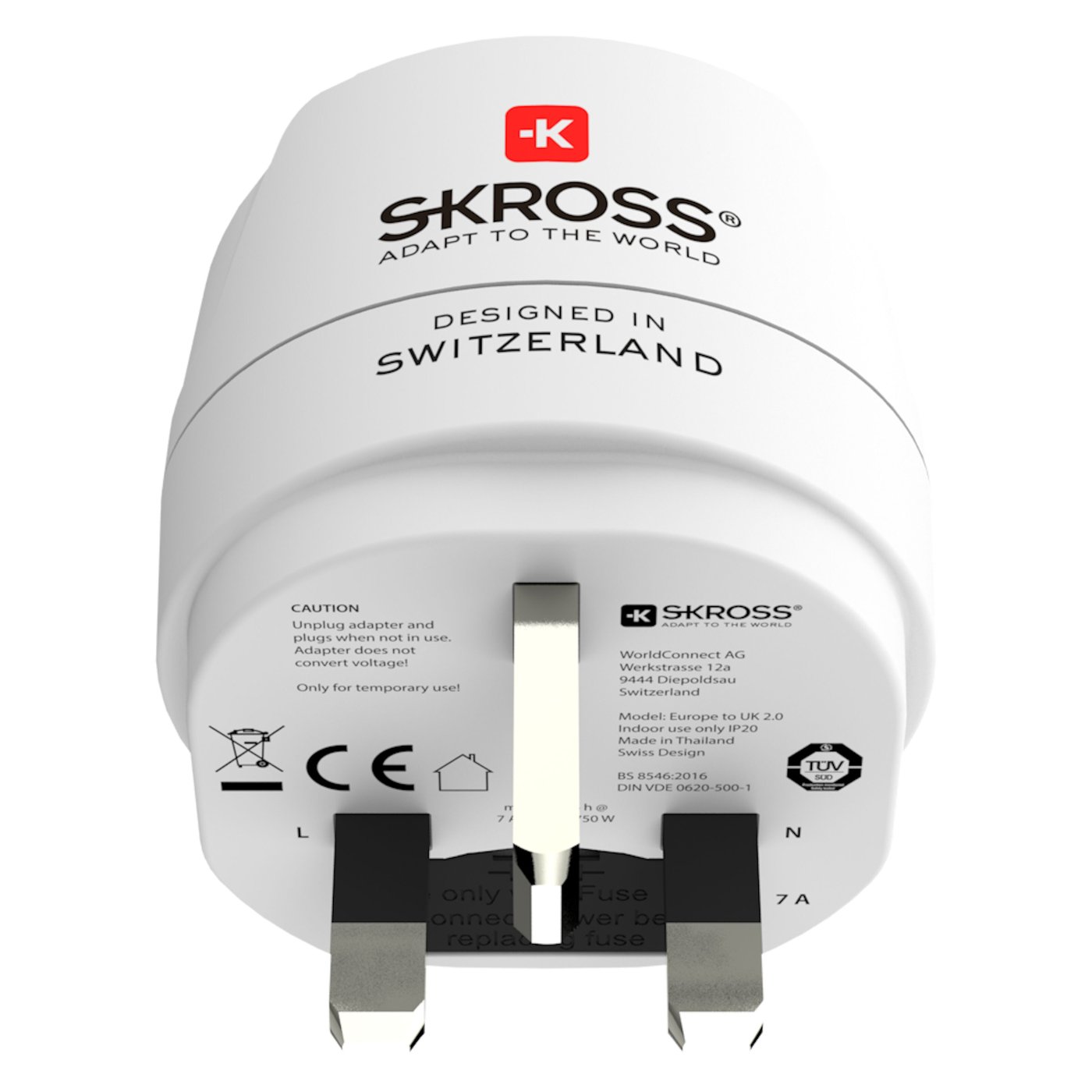 Skross Jordad reseadapter UK