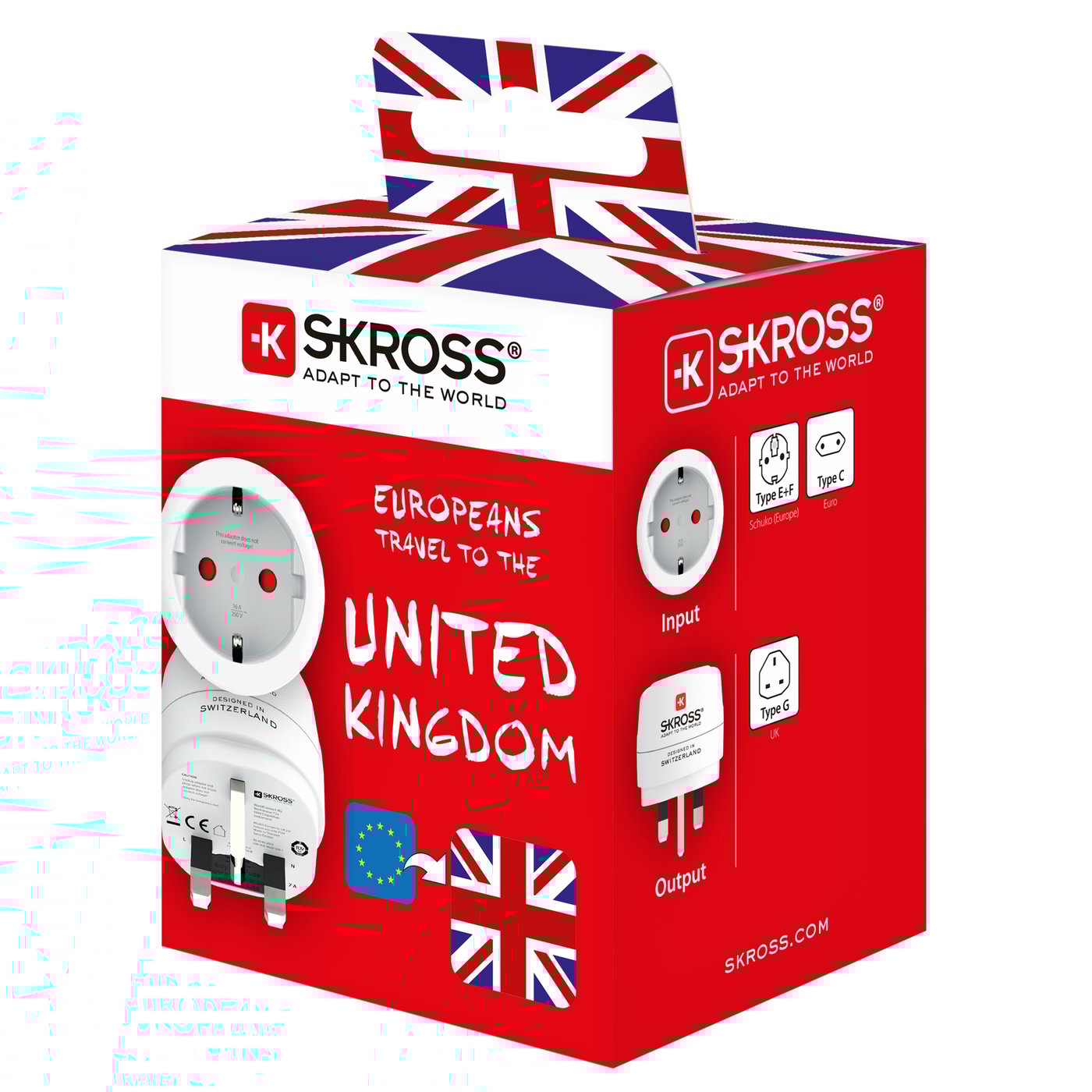 Skross Jordad reseadapter UK