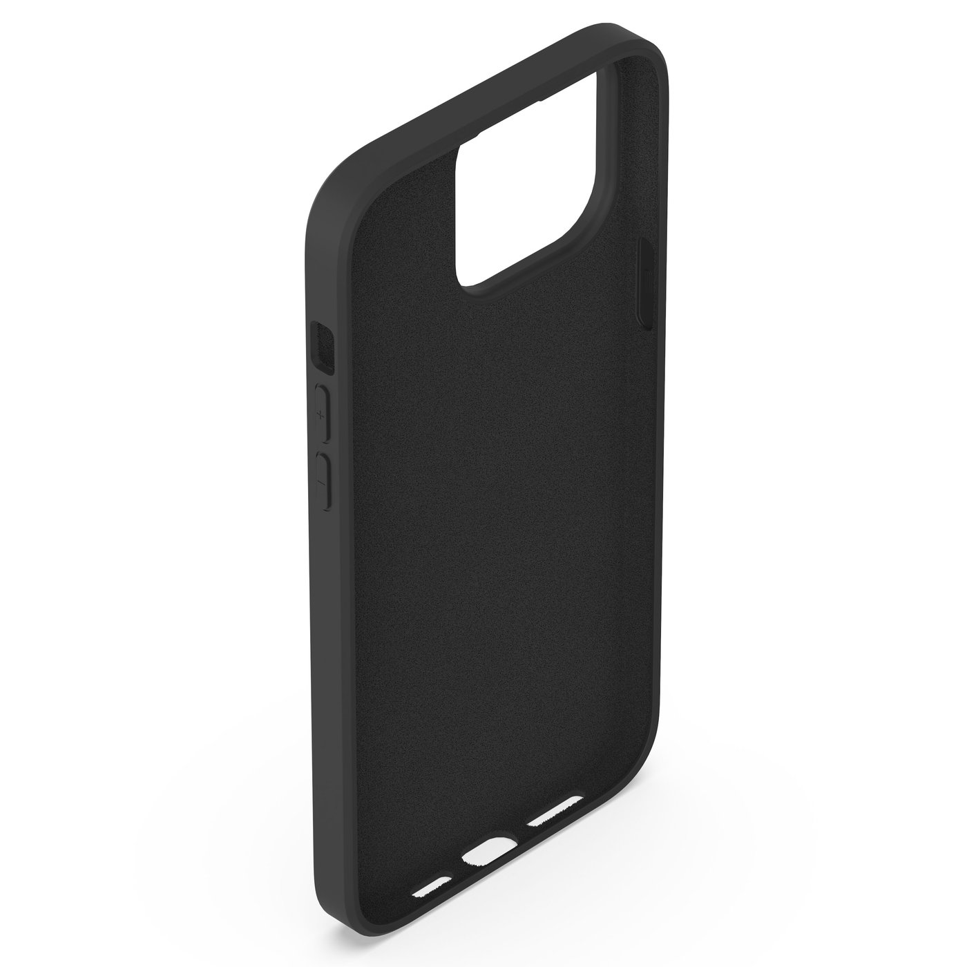 Linocell Rubber case för iPhone 14 Pro Max Svart