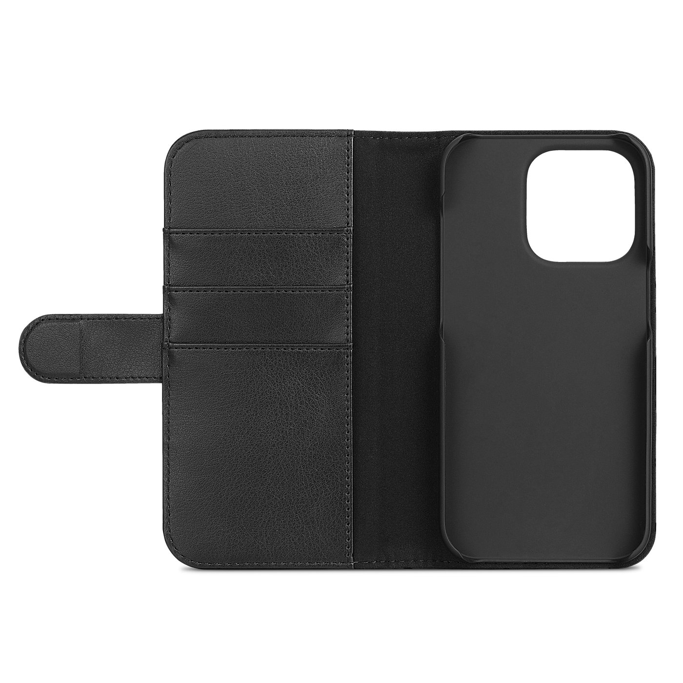 Linocell Mobiletui for iPhone 14 Pro svart